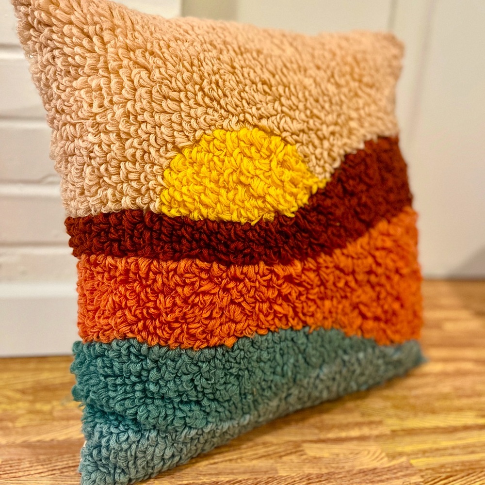 UO Home Sunset Shag Accent Pillow